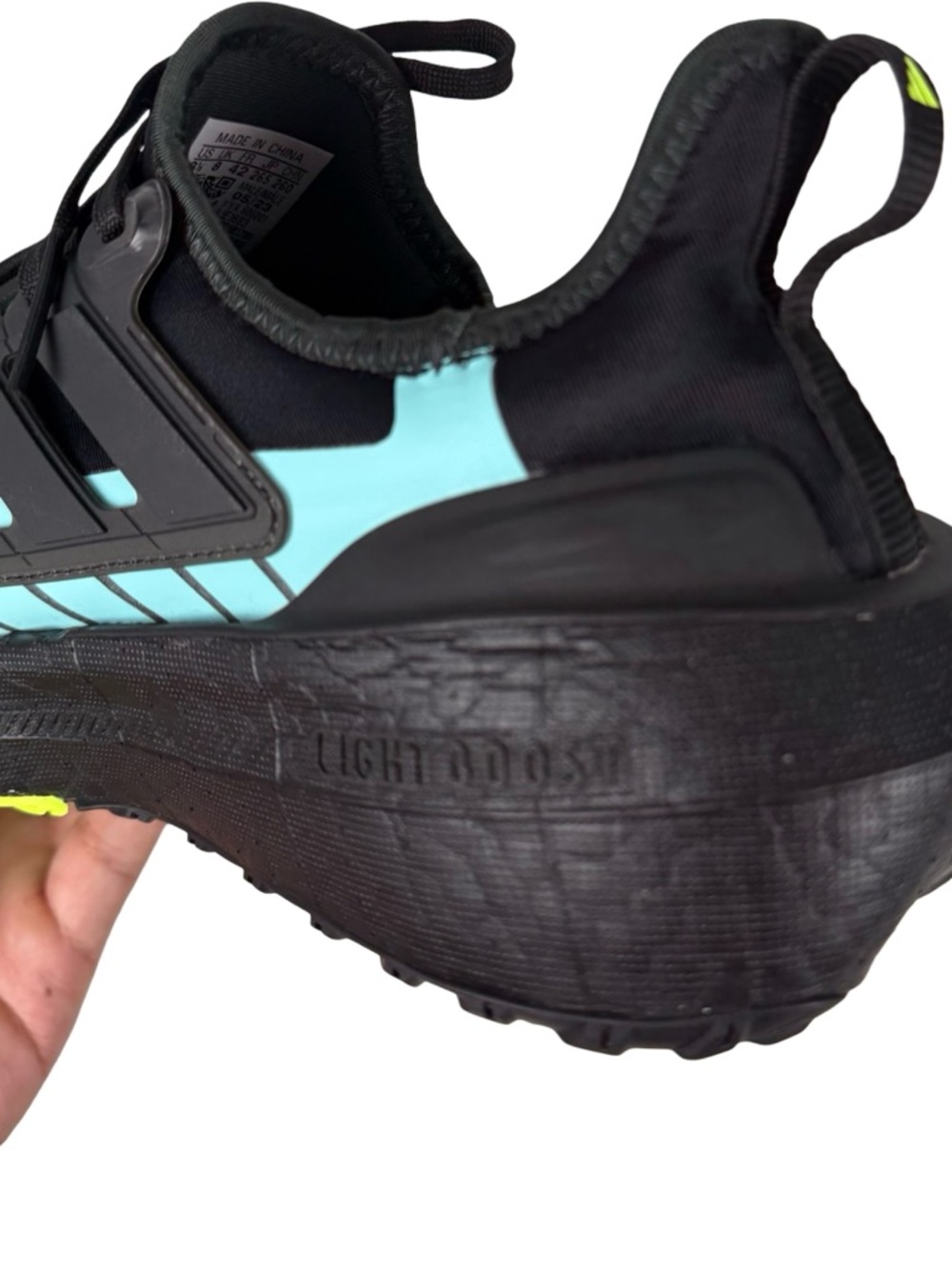Adidas UltraBoost Light GORE TEX Shoes Mens 8.5 Black Athletic Running Sneakers - Picture 13 of 13